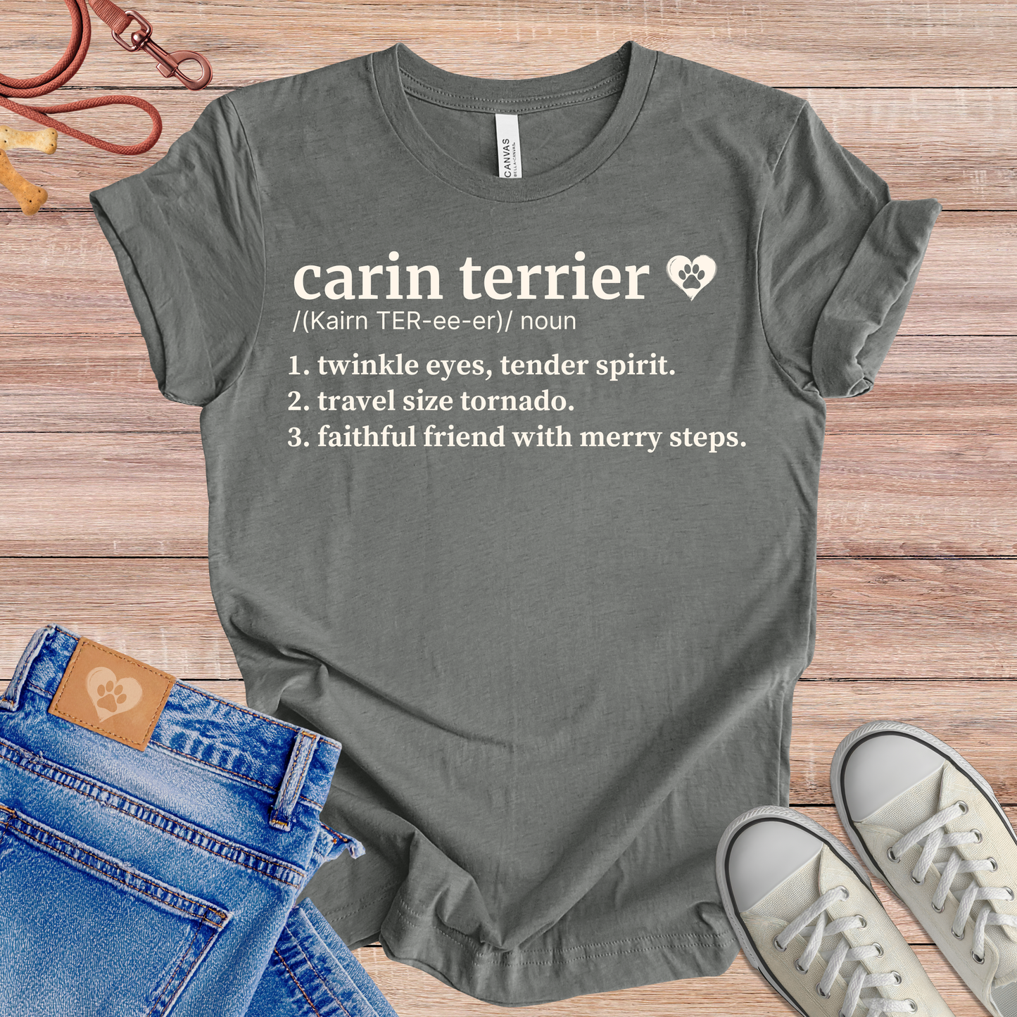Carin Terrier definition Tee dog t-shirt in Multi-Color — Paw Shaped Love
