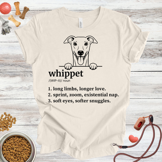 Whippet Definition | Funny Dog Lover Tee