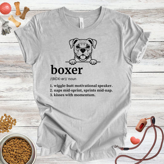 Boxer Definition | Funny Dog Lover Tee