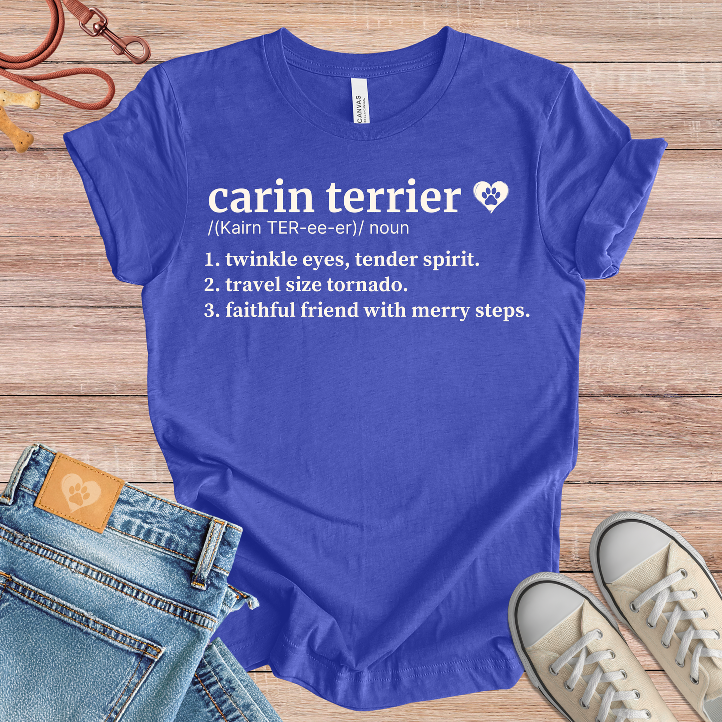 Carin Terrier definition Tee dog t-shirt in Multi-Color — Paw Shaped Love