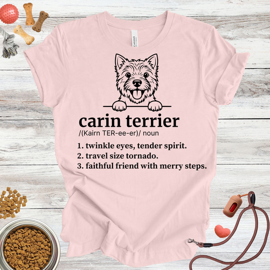 Carin Terrier Definition | Funny Dog Lover Tee