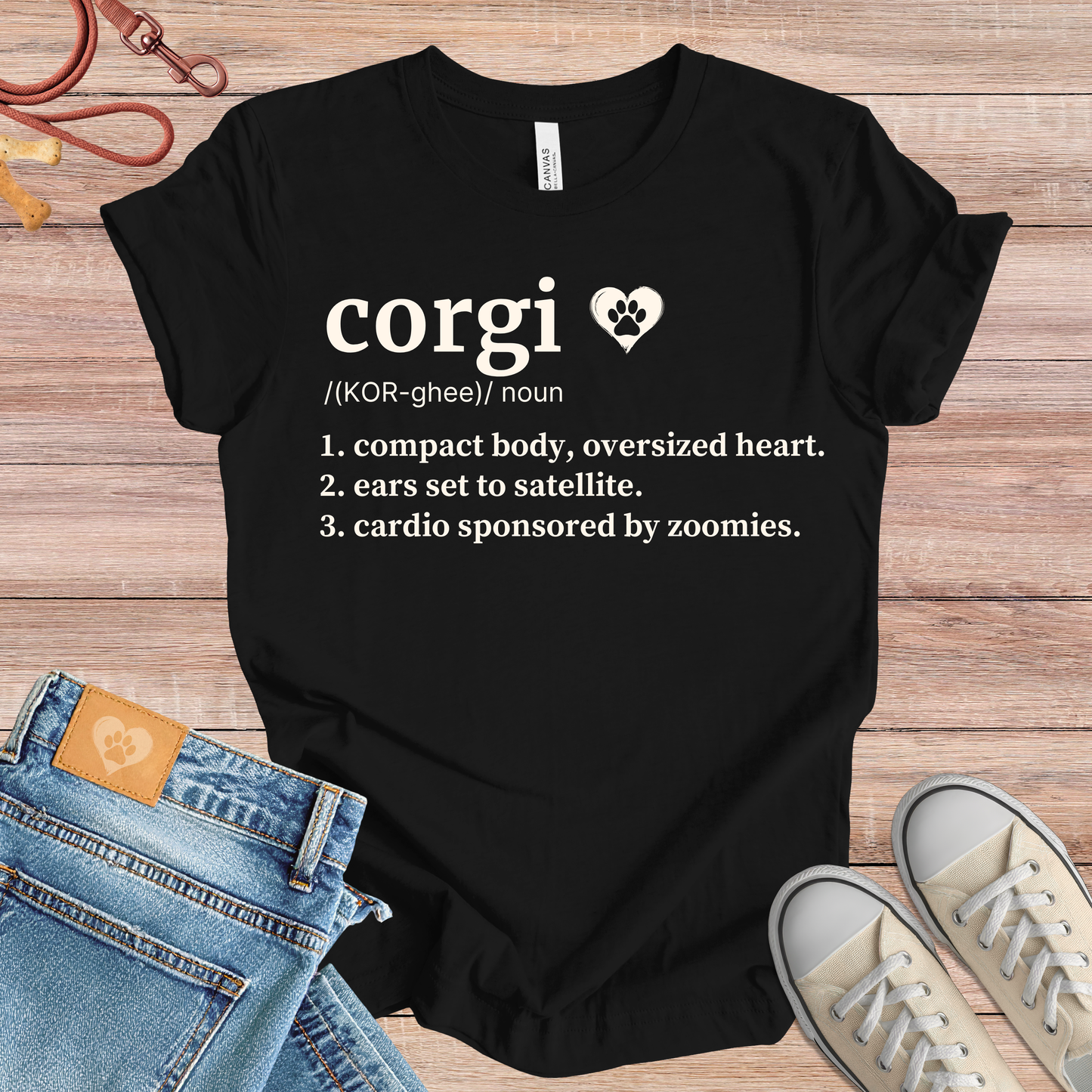 Corgi definition dog t-shirt in Multi-Color — Paw Shaped Love