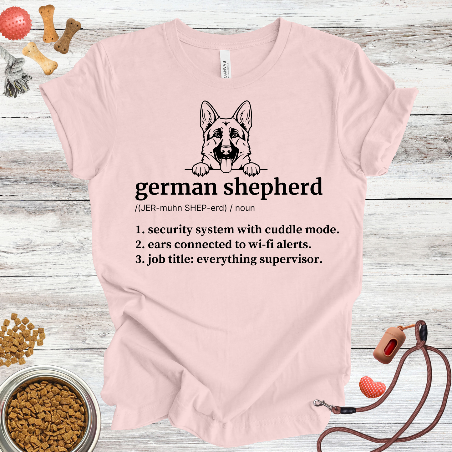 German Shepherd Definition | Funny Dog Lover Tee