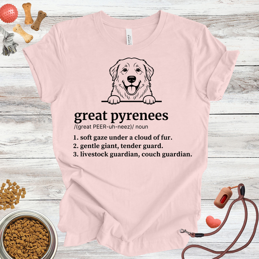 Great Pyrenees Definition | Funny Dog Lover Tee