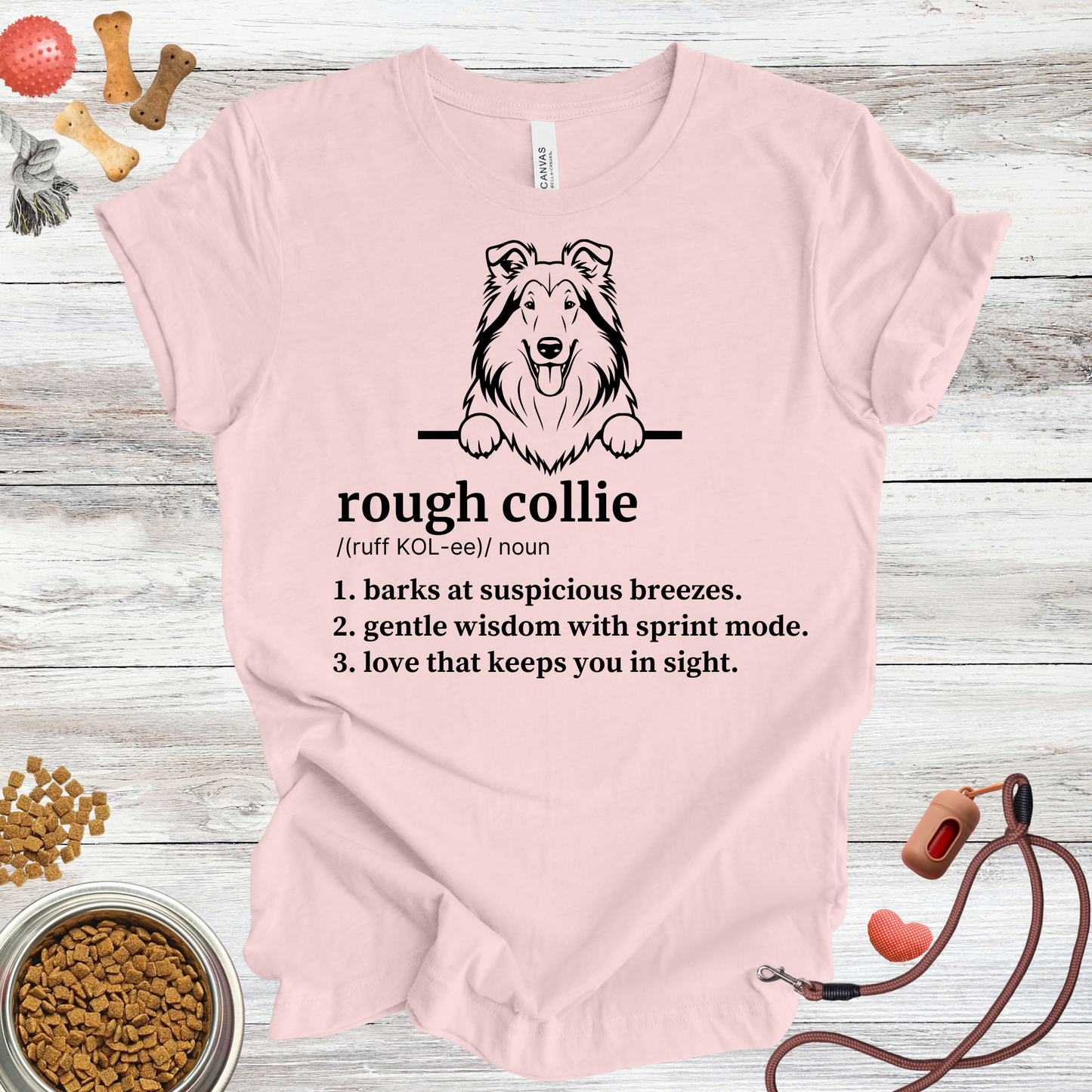 Rough Collie Definition | Funny Dog Lover Tee