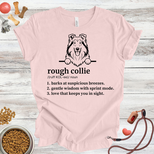 Rough Collie Definition | Funny Dog Lover Tee