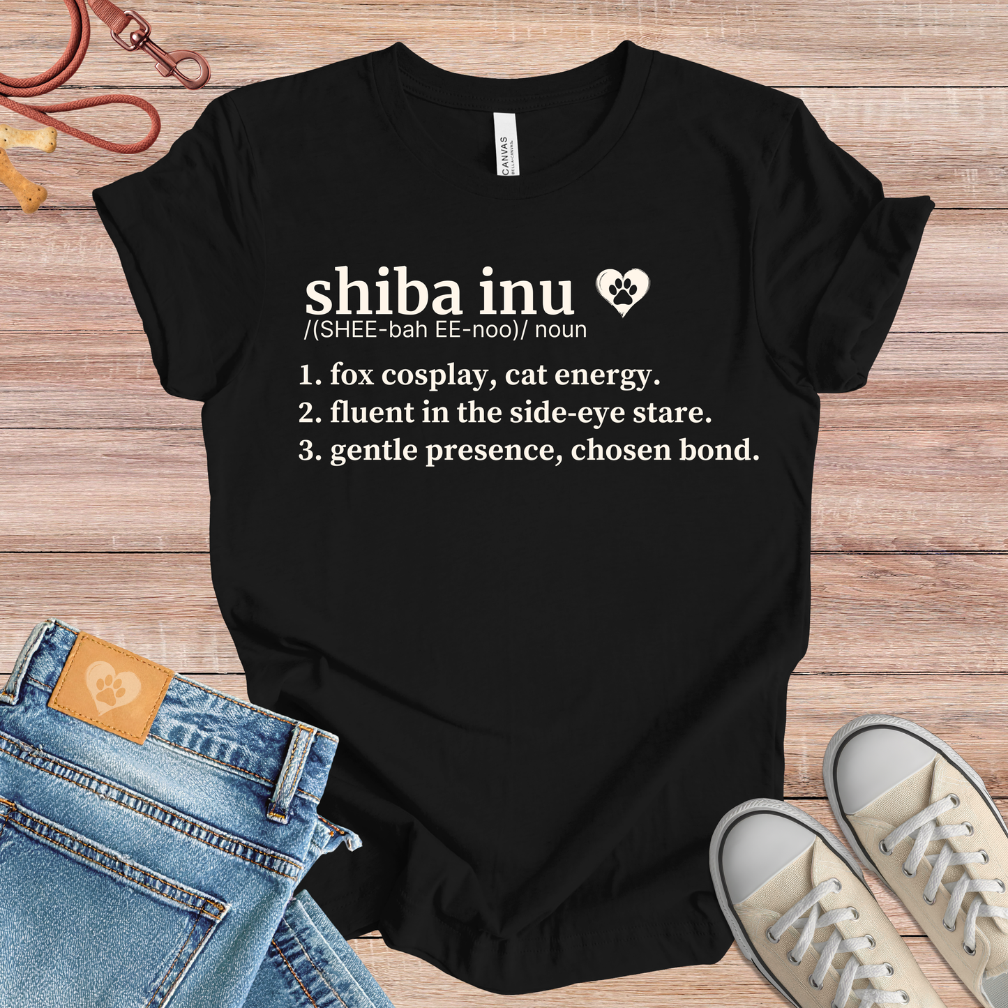 Shiba Inu definition Tee dog t-shirt in Multi-Color — Paw Shaped Love