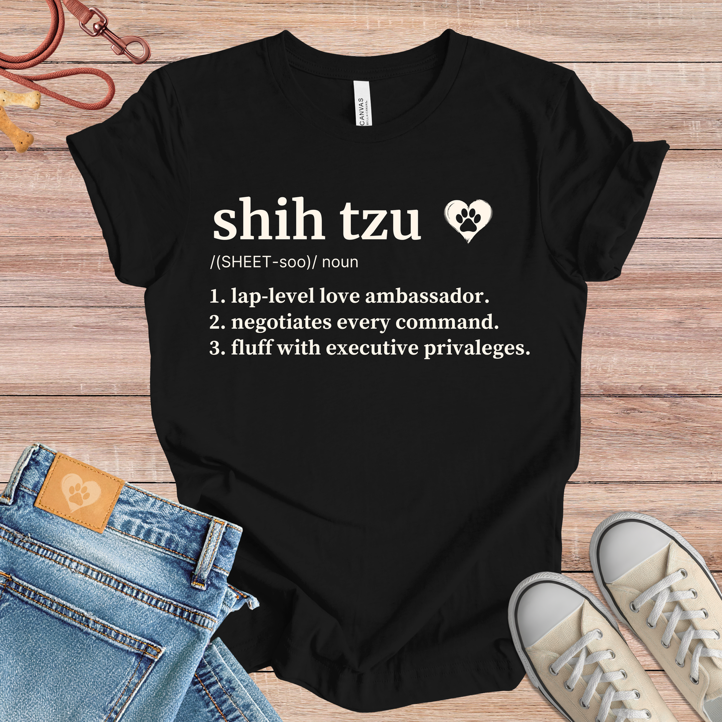 Shih Tzu definition dog t-shirt in Multi-Color — Paw Shaped Love
