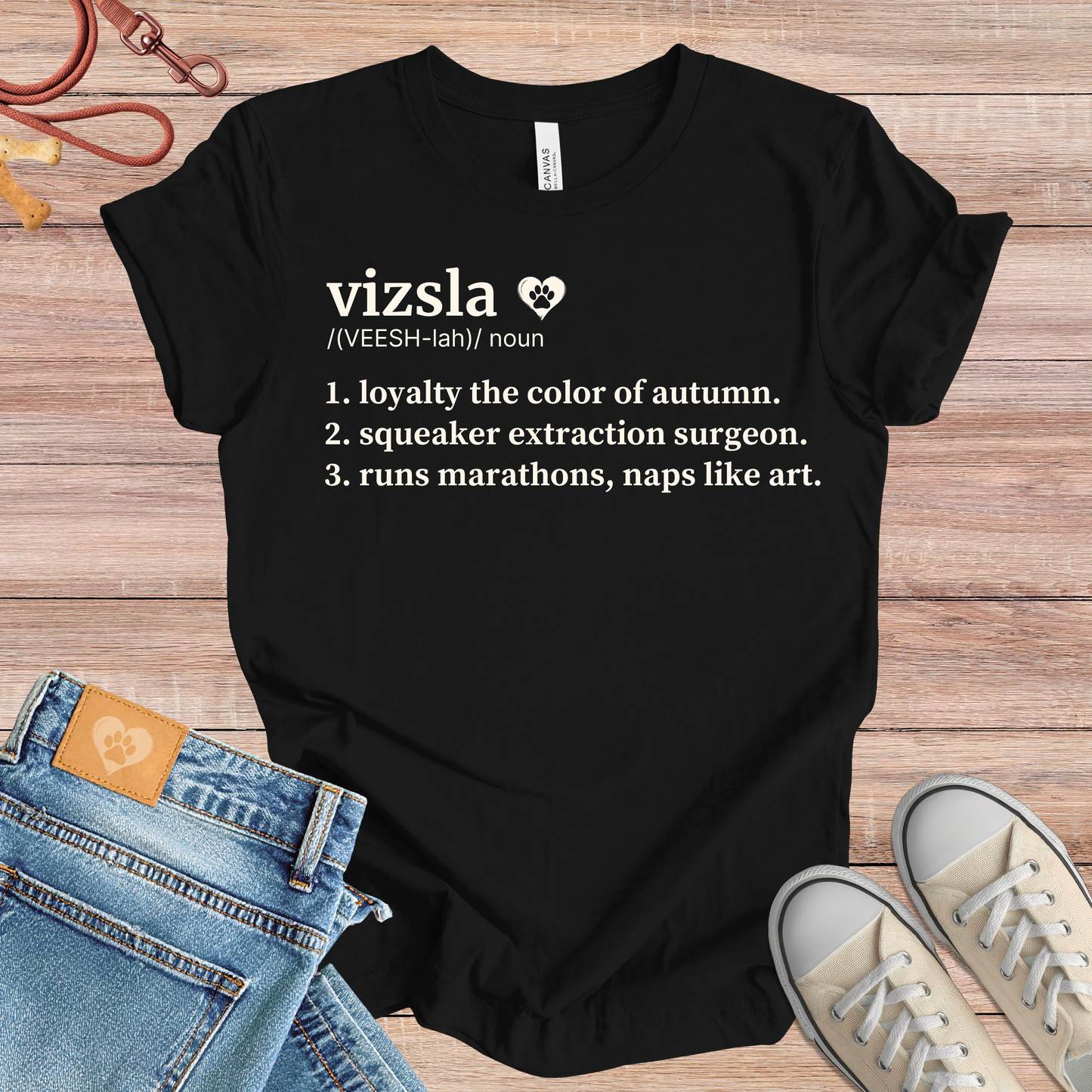 Vizsla definition Tee dog t-shirt in Multi-Color — Paw Shaped Love