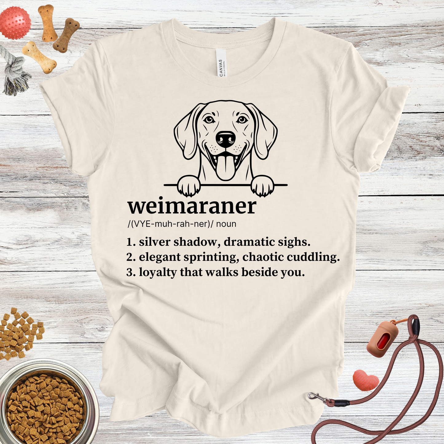 Weimaraner Definition | Funny Dog Lover Tee