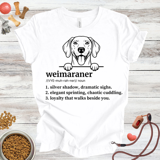 Weimaraner Definition | Funny Dog Lover Tee