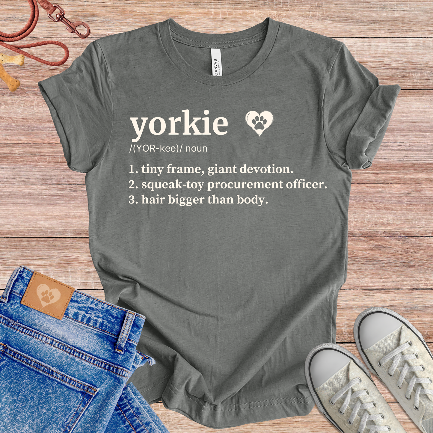Yorkie definition dog t-shirt in Multi-Color — Paw Shaped Love